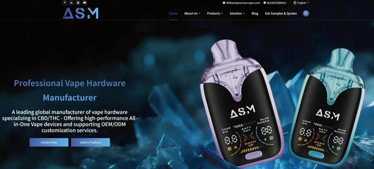 vape hardware manufacturer - ASM VAPE